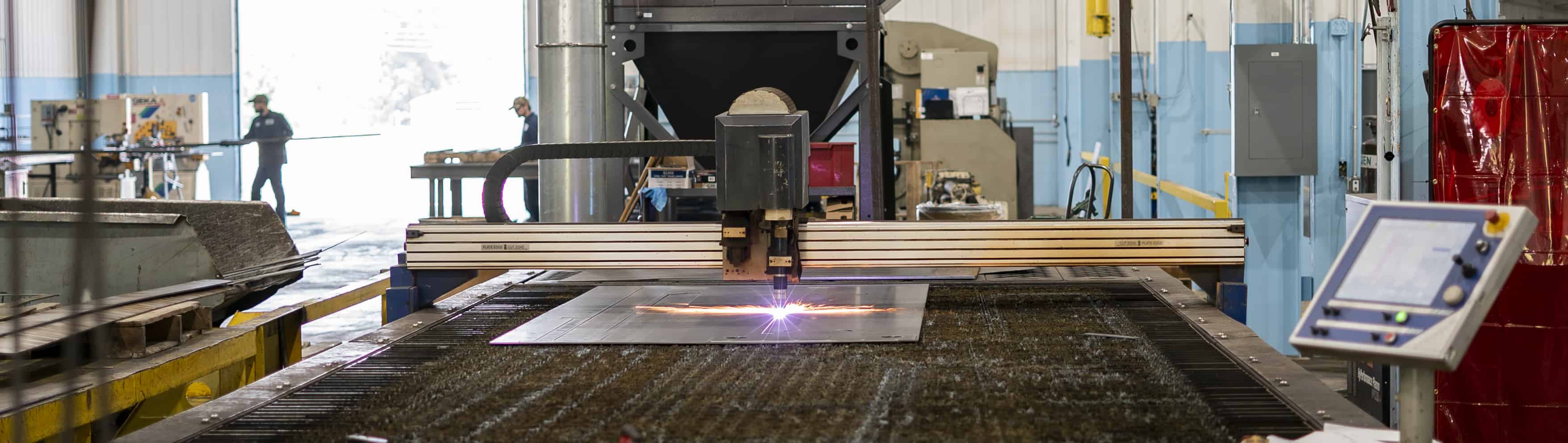 CMAXX灰尘和烟雾收集器上的等离子切割机安全