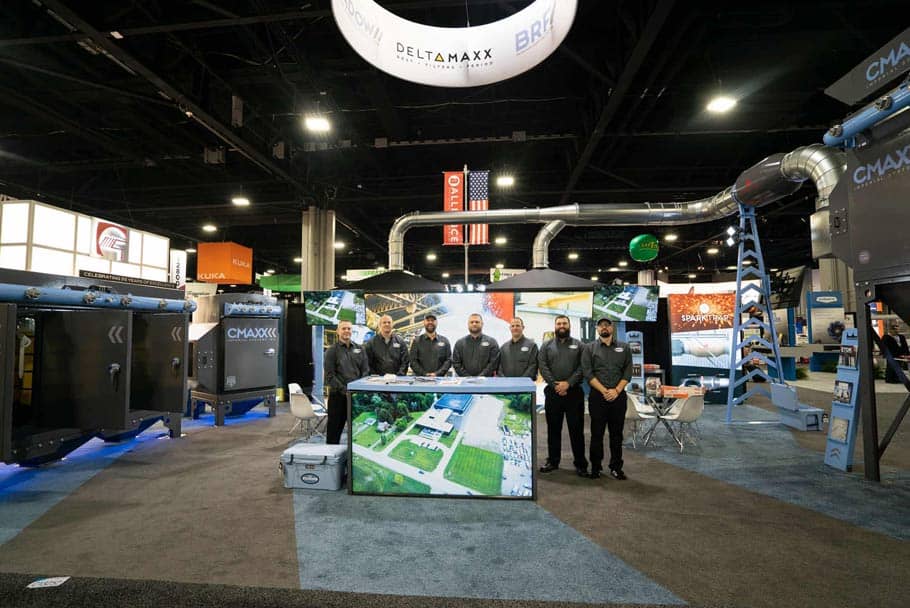 14名Memeters我们的团队参加了Fabtech 2018