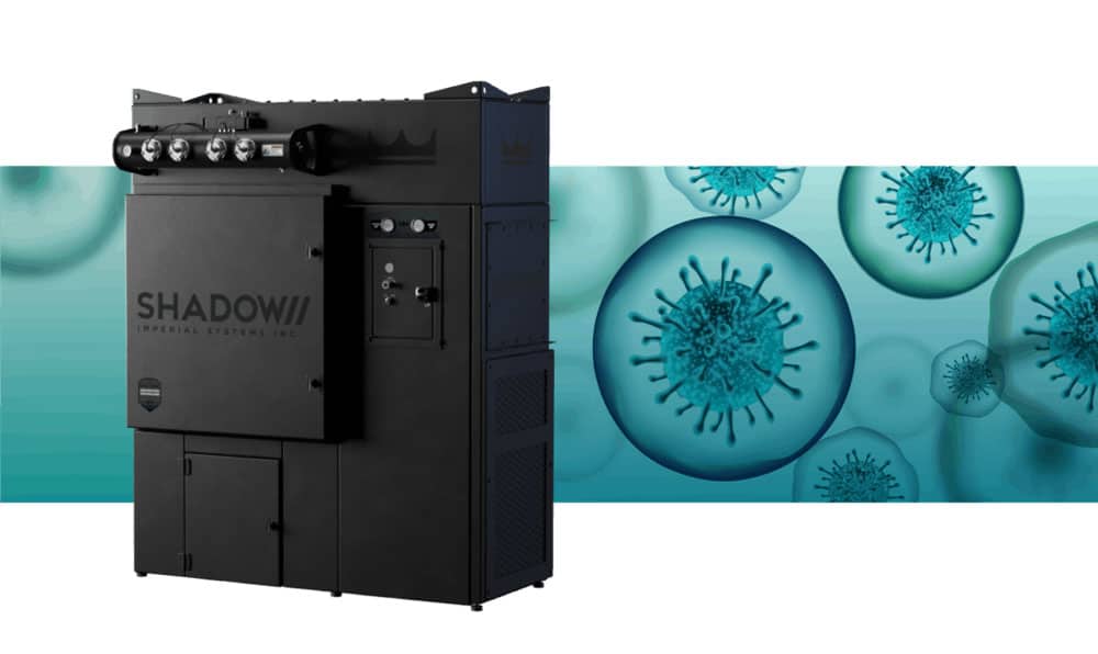 阴影紧凑型烟雾提取器用于病毒和细菌