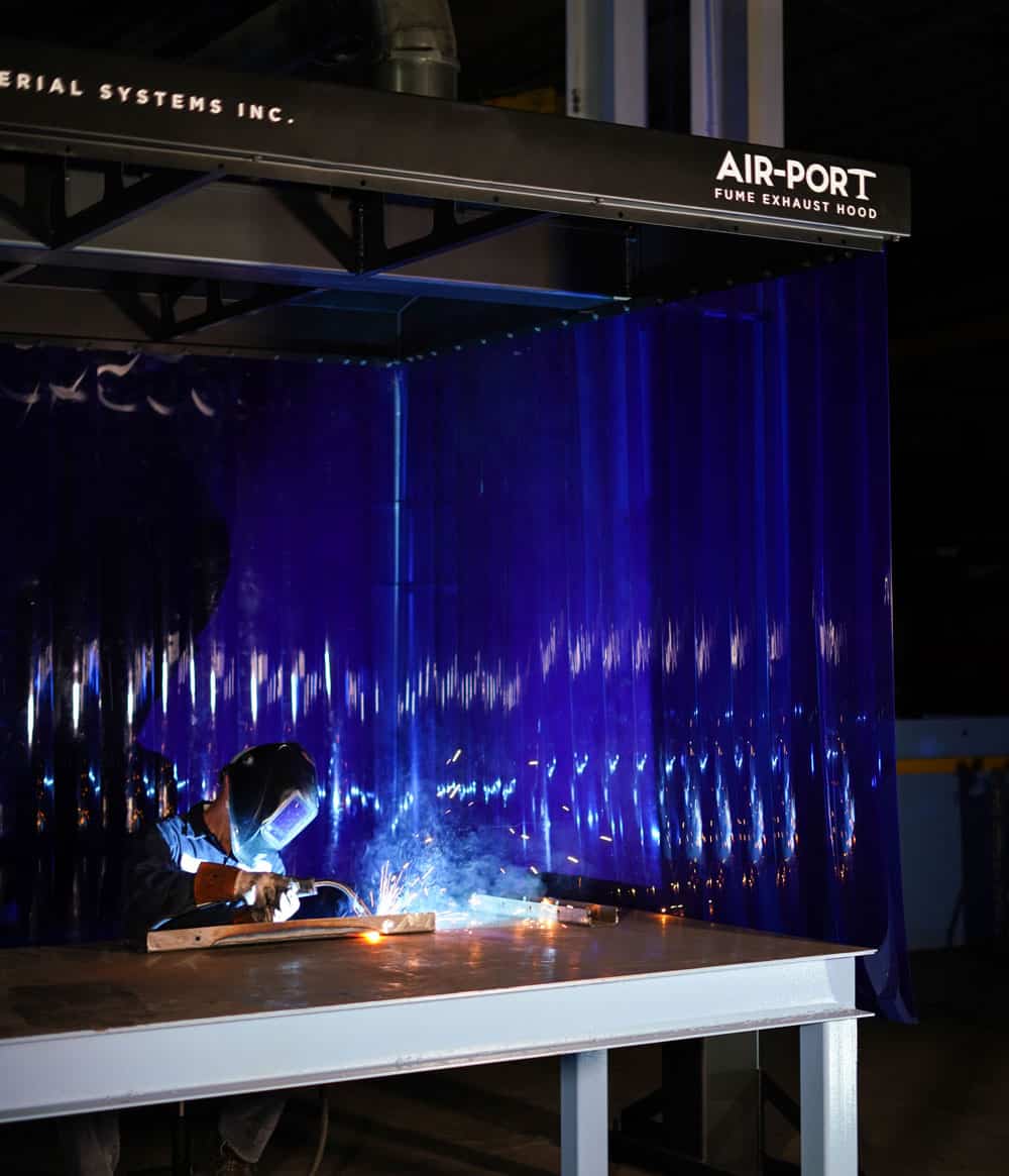 机场排烟罩显示2'长的窗帘